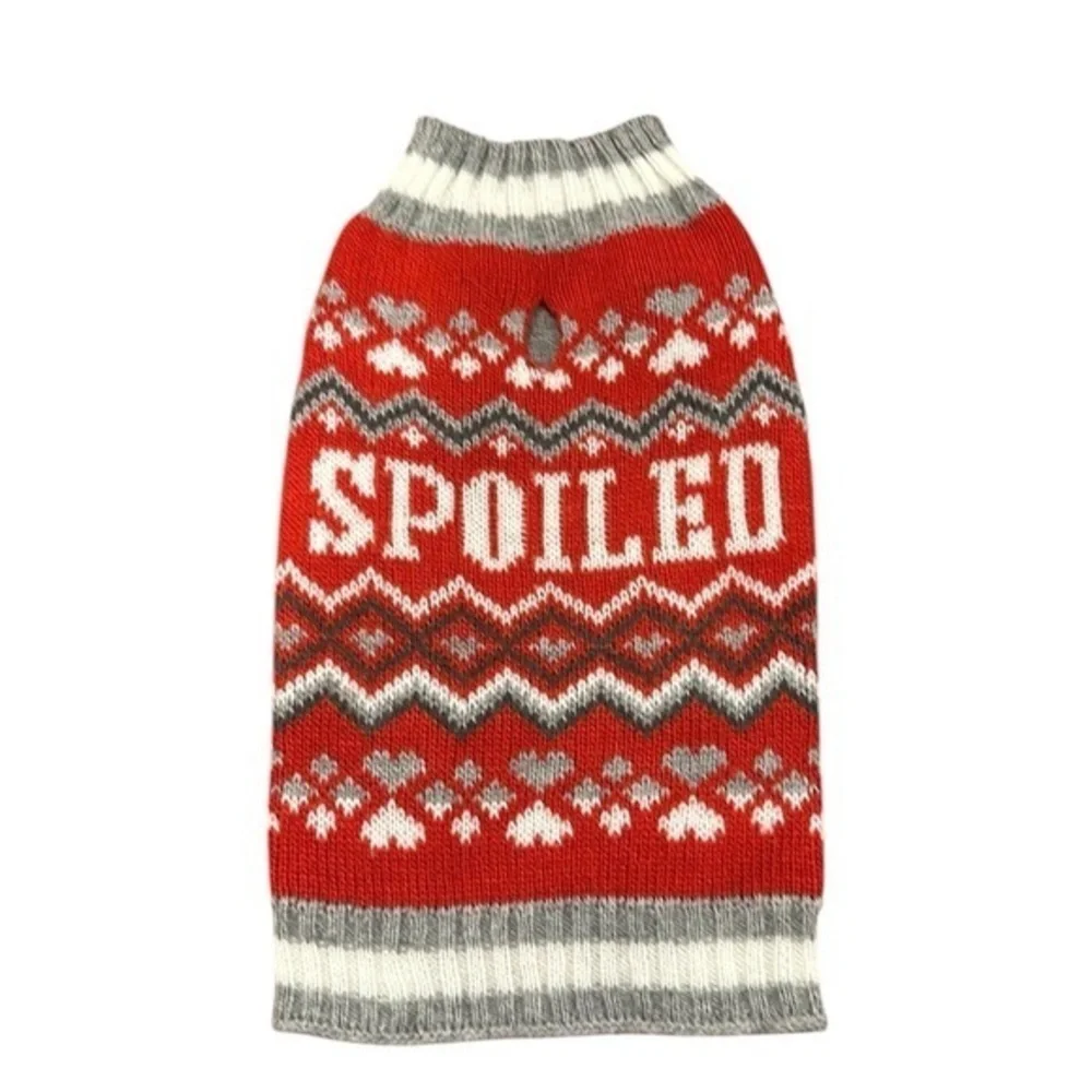 Vibrant Life Size XS Spoiled dog sweater